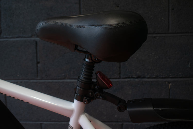 Electric bike with full suspension for comfort