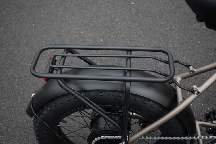 pedal assist e-bike ecorush with carrier