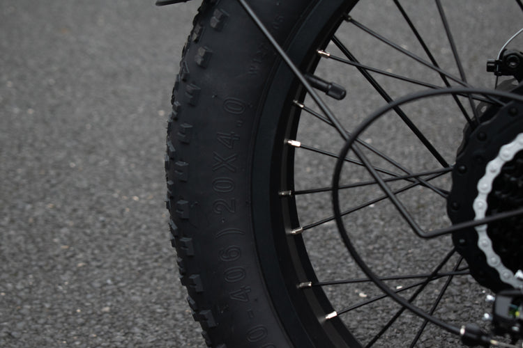 Shock-absorbing front fork of Ecorush 10S electric bike for smooth rides