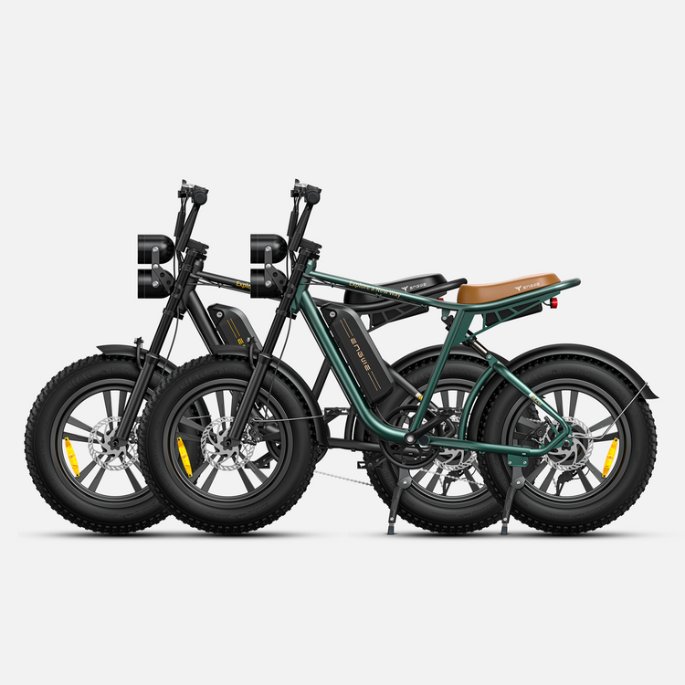 Engwe M20 dual-battery electric bike for long distance riding and rugged terrain