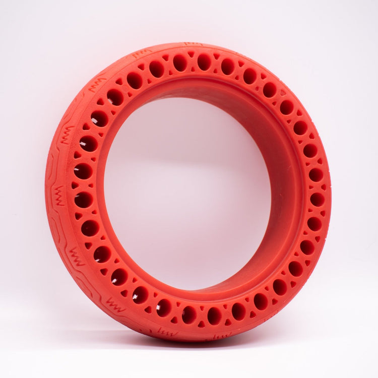 Electric Scooter red Solid Tyre