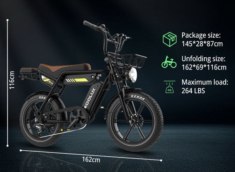 Koolux X9 Pro Dual Battery 48V E-Bike