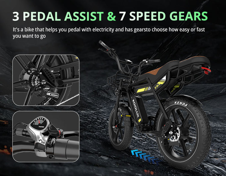 Koolux X9 Pro Dual Battery 48V E-Bike