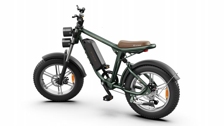 green electric bike enguie M20
