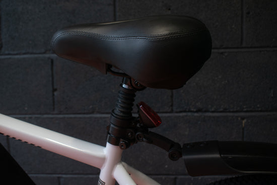 Electric bike with full suspension for comfort
