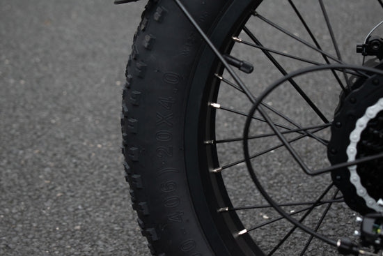 Shock-absorbing front fork of Ecorush 10S electric bike for smooth rides