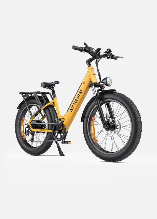 Engwe E26 high-step electric fat tire bike with 26-inch tires and 250W motor