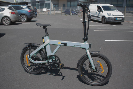 Lightweight Engwe P20 electric bike with 6061 aluminum alloy frame

