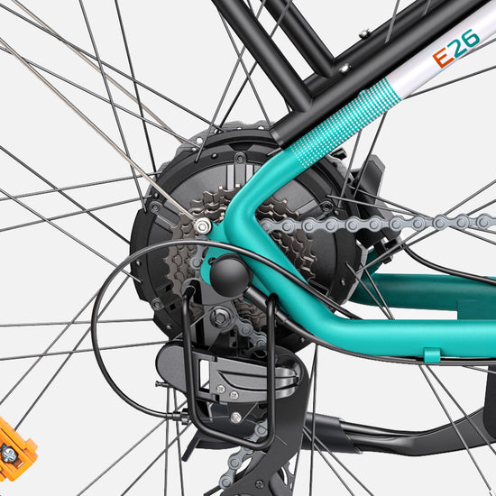 Engwe E26 step-thru electric bike with 140km range and hydraulic disc brakes
