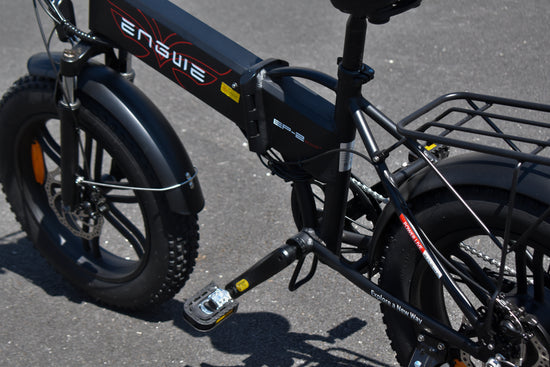 Shimano 7-speed gear system on ENGWE EP-2 Boost electric bike

