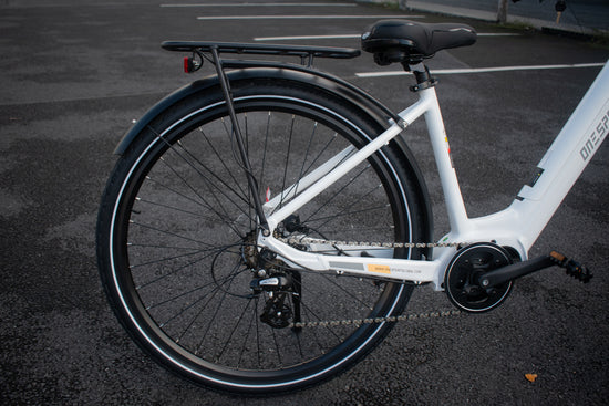 Onesport OTO7 SHIMANO 1×7-speed drivetrain with precise shifting for hills and urban roads