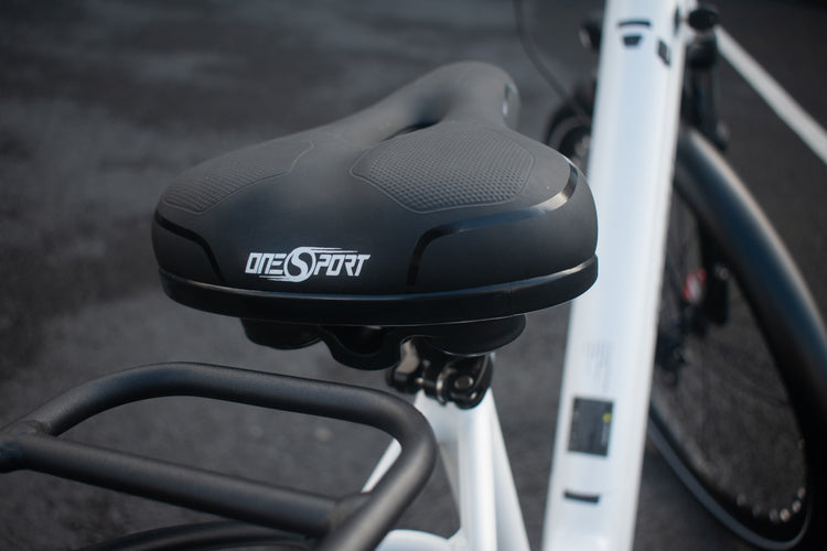 CMACEWHEEL F700-2 ergonomic saddle with shock-absorbing seat post